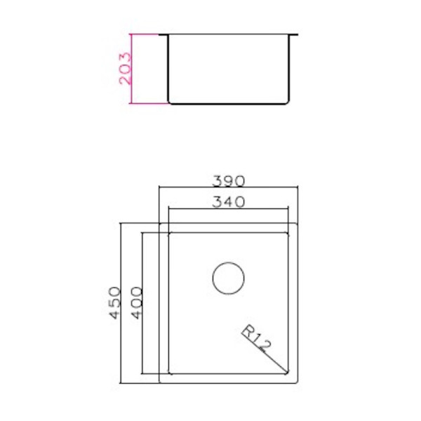 Кухонная мойка Grandex Aqua Proline 300062, сатин. Фото 2