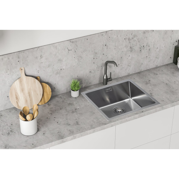 Кухонная мойка Grandex Aqua Proline 300206, сатин. Фото 3