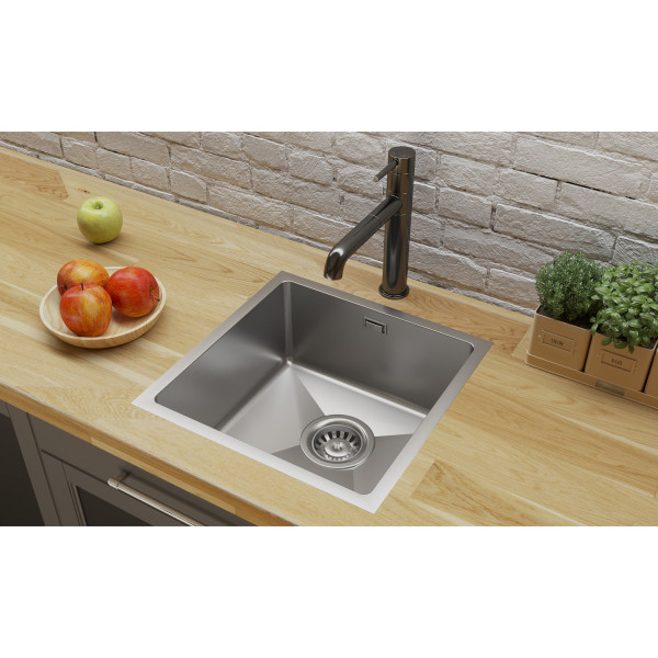 Кухонная мойка Grandex Aqua Proline 303413, сатин. Фото 3