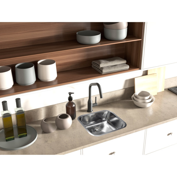 Кухонная мойка Grandex Aqua Select 200332, сатин. Фото 3