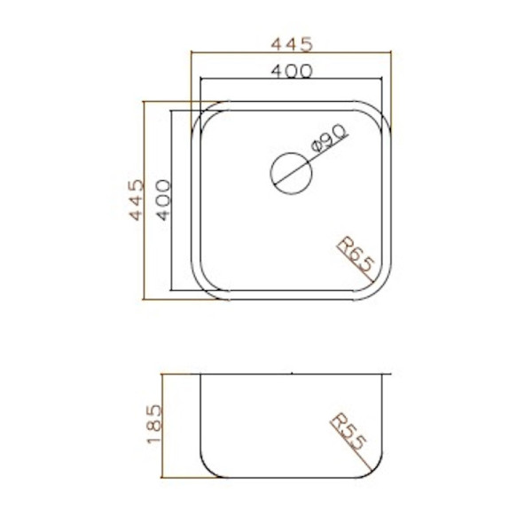 Кухонная мойка Grandex Aqua Select 2003333, графит. Фото 2