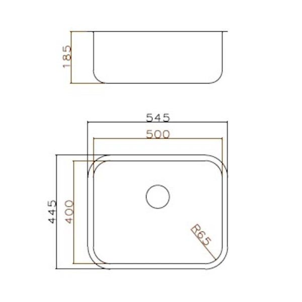 Кухонная мойка Grandex Aqua Select 200336, сатин. Фото 2