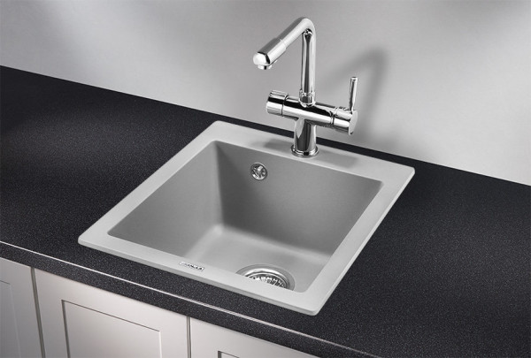 Кухонная мойка Granula 4201, АЛЮМИНИУМ. Фото 1