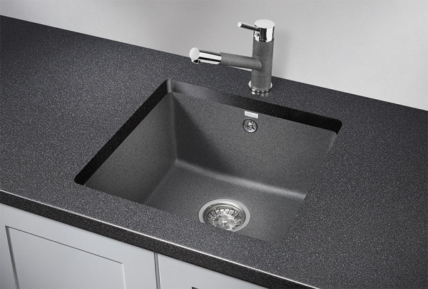 Кухонная мойка Granula 4451, ГРАФИТ. Фото 1