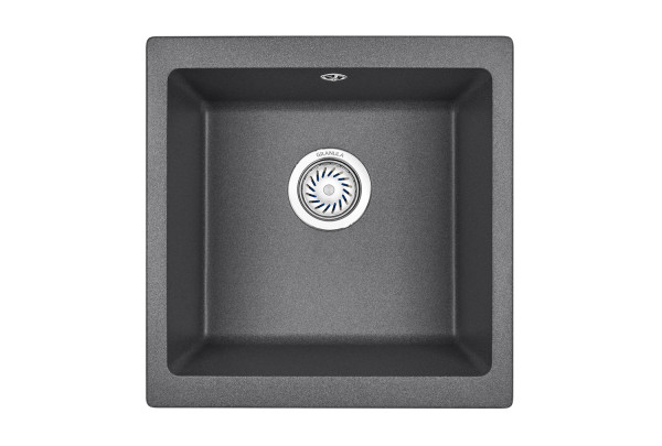 Кухонная мойка Granula 4451, ГРАФИТ. Фото 2
