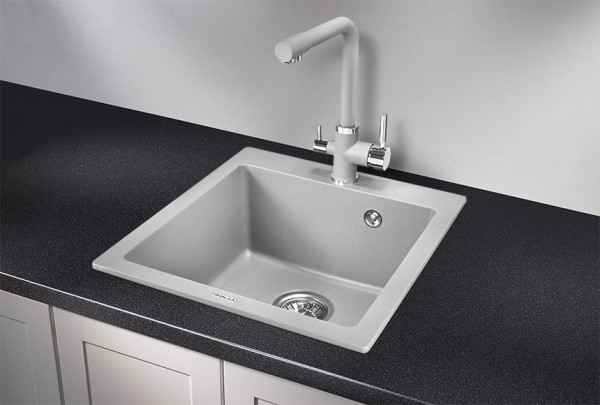 Кухонная мойка Granula 4651, АЛЮМИНИУМ. Фото 1