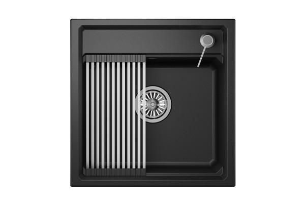 Кухонная мойка Granula 5002, ЧЁРНЫЙ. Фото 2