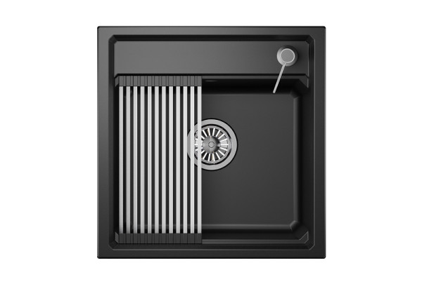 Кухонная мойка Granula 5002, ШВАРЦ. Фото 2