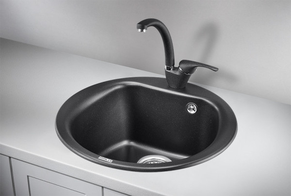 Кухонная мойка Granula 5101, ШВАРЦ. Фото 1