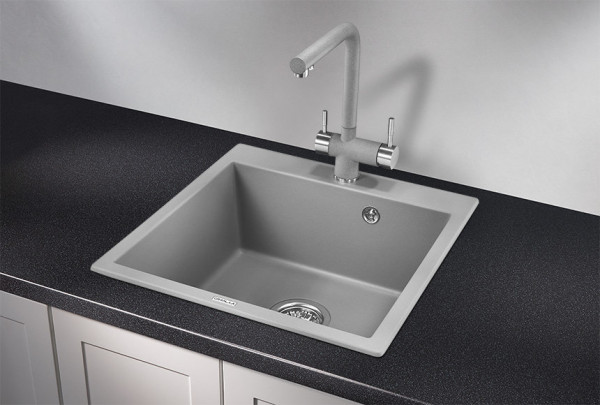 Кухонная мойка Granula 5102, АЛЮМИНИУМ. Фото 1