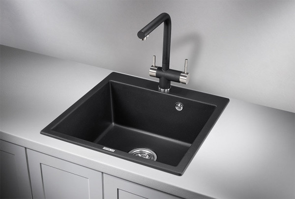 Кухонная мойка Granula 5102, ШВАРЦ. Фото 1
