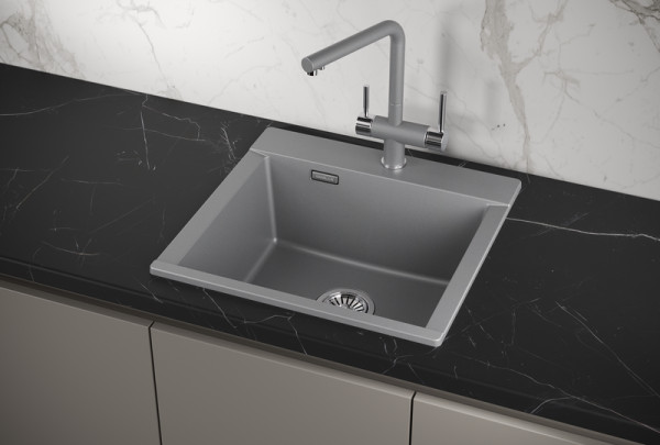 Кухонная мойка Granula 5201, АЛЮМИНИУМ. Фото 1