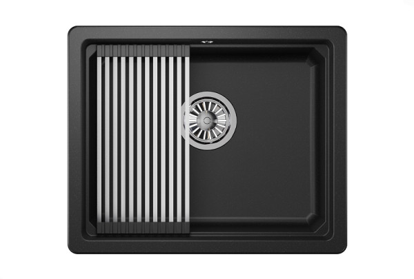 Кухонная мойка Granula 5501U, ЧЁРНЫЙ. Фото 1