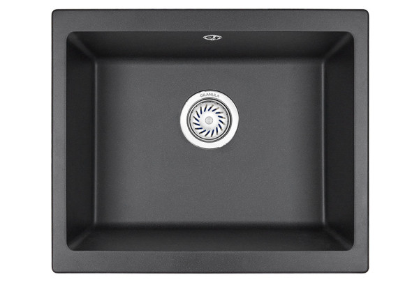Кухонная мойка Granula 5551, ЧЁРНЫЙ. Фото 2