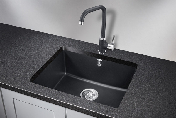 Кухонная мойка Granula 5551, ШВАРЦ. Фото 1