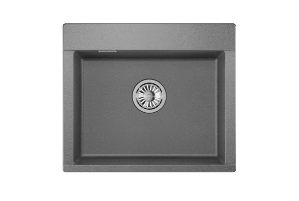 Кухонная мойка Granula 5804, ГРАФИТ. Фото 2