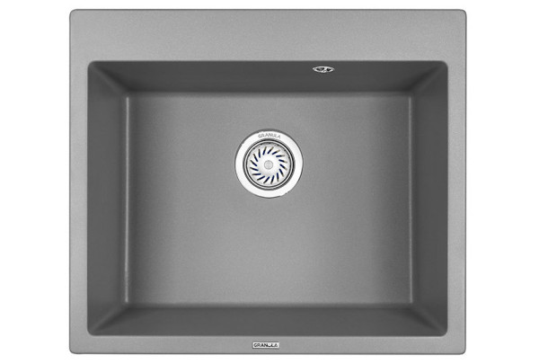 Кухонная мойка Granula 6001, АЛЮМИНИУМ. Фото 2