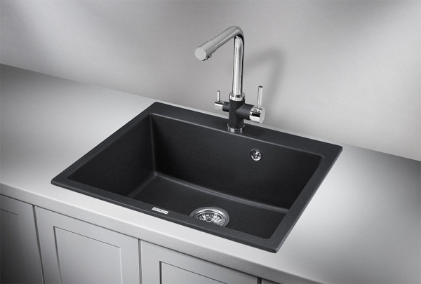 Кухонная мойка Granula 6001, ЧЁРНЫЙ. Фото 1