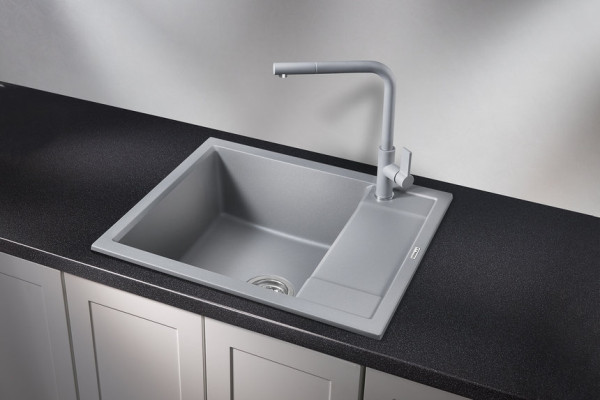 Кухонная мойка Granula 6002, АЛЮМИНИУМ. Фото 1