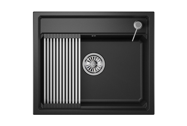 Кухонная мойка Granula 6003, ЧЁРНЫЙ. Фото 2