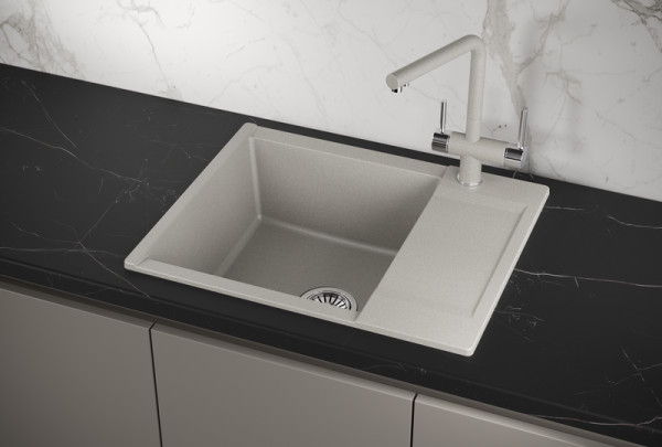 Кухонная мойка Granula 6202, БАЗАЛЬТ. Фото 1