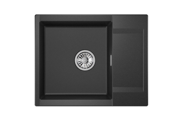 Кухонная мойка Granula 6202, ЧЁРНЫЙ. Фото 2