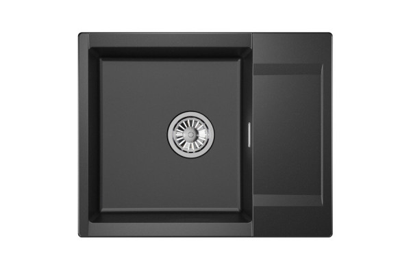 Кухонная мойка Granula 6202, ШВАРЦ. Фото 2