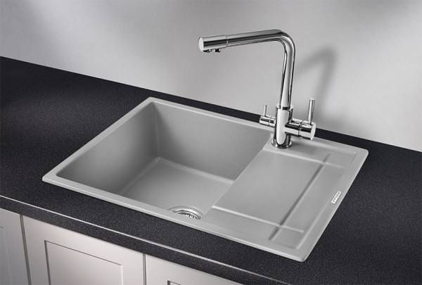 Кухонная мойка Granula 6501, АЛЮМИНИУМ. Фото 1