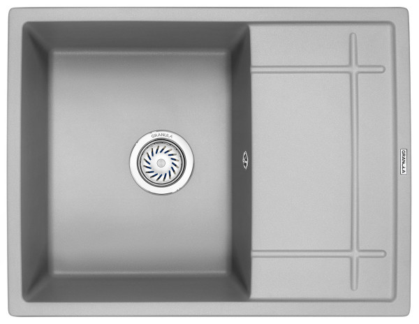 Кухонная мойка Granula 6501, АЛЮМИНИУМ. Фото 2