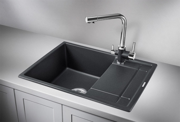 Кухонная мойка Granula 6501, ЧЁРНЫЙ. Фото 1