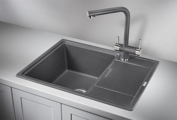 Кухонная мойка Granula 6503, ГРАФИТ. Фото 1