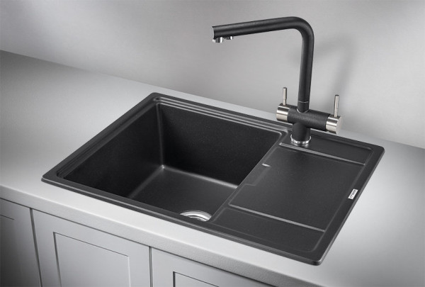 Кухонная мойка Granula 6503, ШВАРЦ. Фото 1