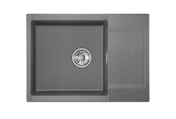 Кухонная мойка Granula 7003, ГРАФИТ. Фото 2