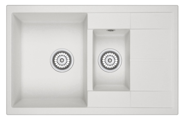 Кухонная мойка Granula 7802, АРКТИК. Фото 1