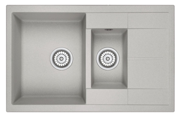 Кухонная мойка Granula 7802, БАЗАЛЬТ. Фото 1