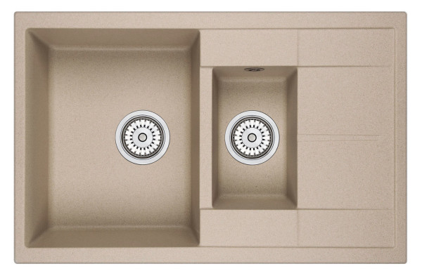 Кухонная мойка Granula 7802, ПЕСОК. Фото 1