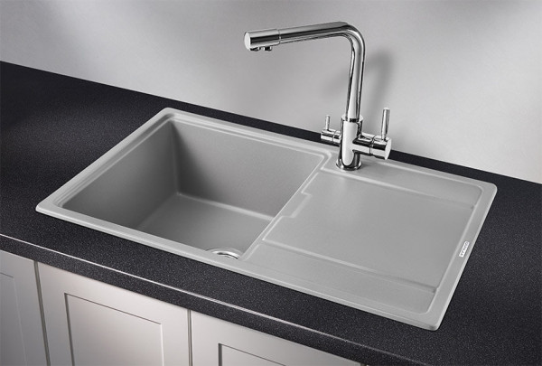 Кухонная мойка Granula 7804, АЛЮМИНИУМ. Фото 1