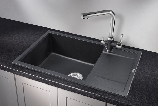 Кухонная мойка Granula 7805, ЧЁРНЫЙ. Фото 1