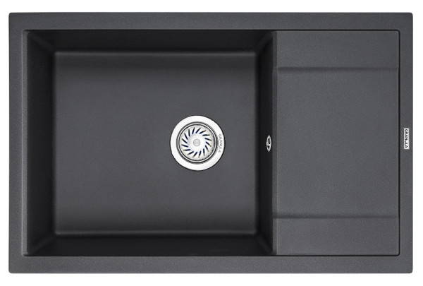 Кухонная мойка Granula 7805, ЧЁРНЫЙ. Фото 2
