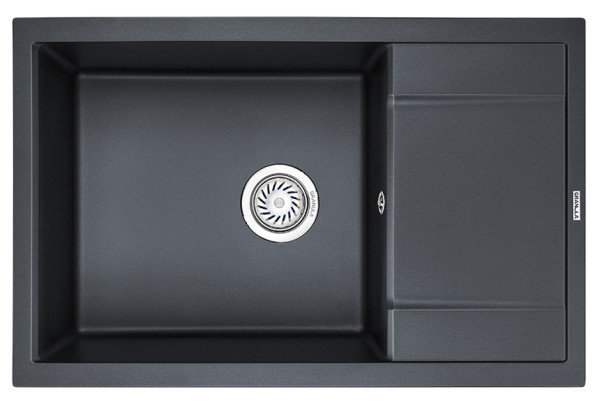 Кухонная мойка Granula 7805, ШВАРЦ. Фото 2