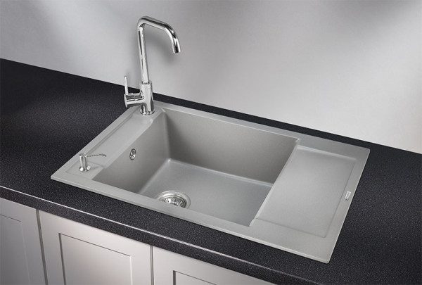 Кухонная мойка Granula 7806, АЛЮМИНИУМ. Фото 1