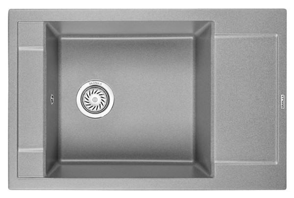 Кухонная мойка Granula 7806, АЛЮМИНИУМ. Фото 2