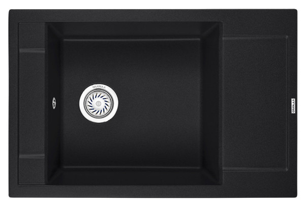 Кухонная мойка Granula 7806, ЧЁРНЫЙ. Фото 2