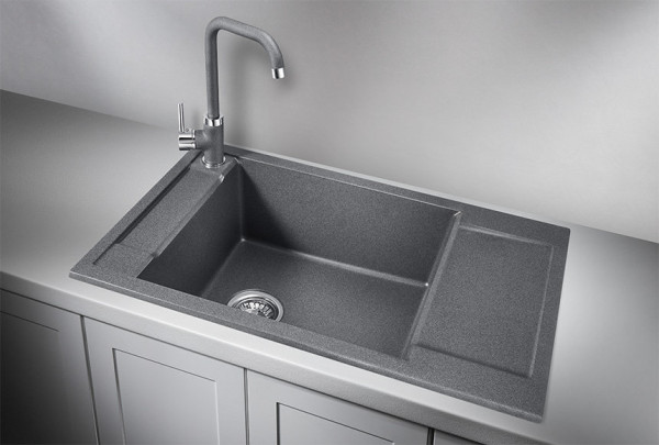 Кухонная мойка Granula 7806, ГРАФИТ. Фото 1