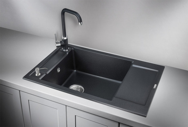 Кухонная мойка Granula 7806, ШВАРЦ. Фото 1