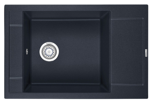 Кухонная мойка Granula 7806, ШВАРЦ. Фото 2