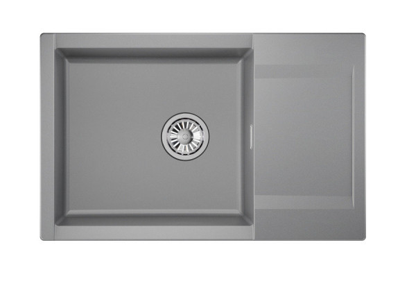 Кухонная мойка Granula 7807, АЛЮМИНИУМ. Фото 2
