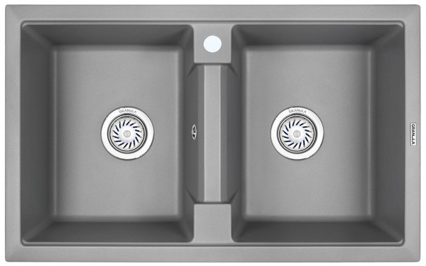 Кухонная мойка Granula 8101, АЛЮМИНИУМ. Фото 2