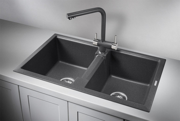 Кухонная мойка Granula 8101, ГРАФИТ. Фото 1