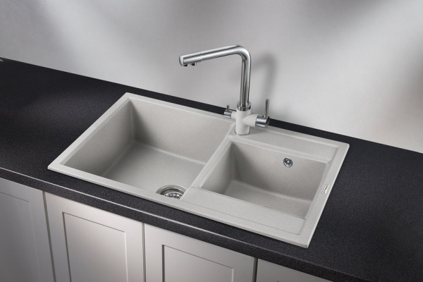 Кухонная мойка Granula 8201, БАЗАЛЬТ. Фото 1